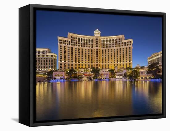 Bellagio Hotel, Lake Bellagio, Strip, South Las Vegas Boulevard, Las Vegas, Nevada, Usa-Rainer Mirau-Framed Premier Image Canvas