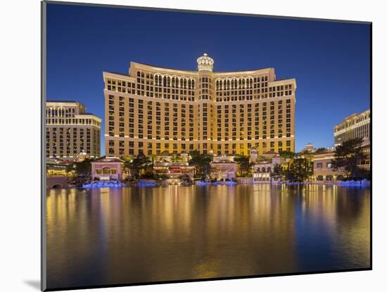 Bellagio Hotel, Lake Bellagio, Strip, South Las Vegas Boulevard, Las Vegas, Nevada, Usa-Rainer Mirau-Mounted Photographic Print