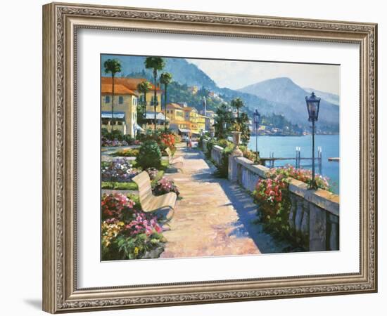 Bellagio Promenade-Howard Behrens-Framed Art Print