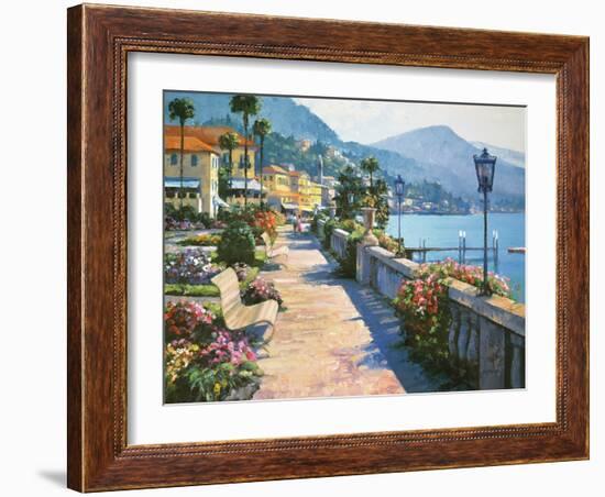 Bellagio Promenade-Howard Behrens-Framed Art Print