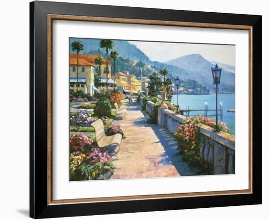 Bellagio Promenade-Howard Behrens-Framed Art Print