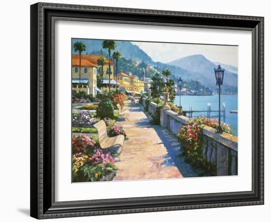 Bellagio Promenade-Howard Behrens-Framed Art Print