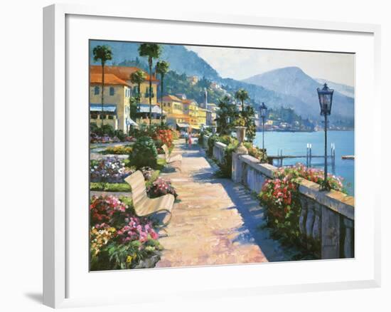 Bellagio Promenade-Howard Behrens-Framed Art Print