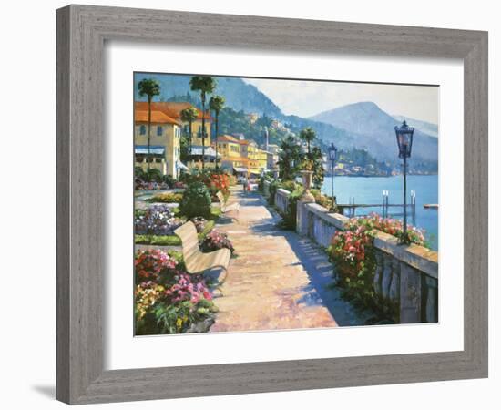 Bellagio Promenade-Howard Behrens-Framed Premium Giclee Print