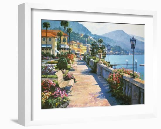 Bellagio Promenade-Howard Behrens-Framed Premium Giclee Print