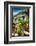 Bellagio Street View, Lake Como, Italy-George Oze-Framed Photographic Print