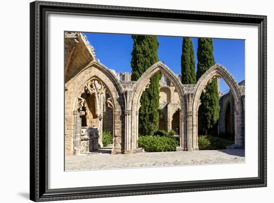 Bellapais Abbey near Kyrenia, Northern Cyprus-Dmitry Pogodin-Framed Photographic Print