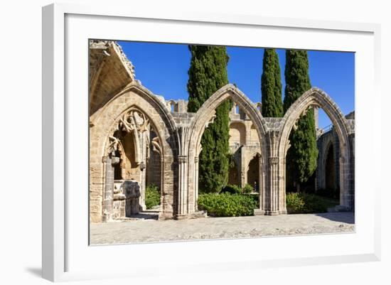 Bellapais Abbey near Kyrenia, Northern Cyprus-Dmitry Pogodin-Framed Photographic Print