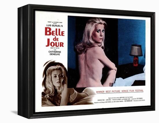 Belle De Jour, Catherine Deneuve, 1967-null-Framed Stretched Canvas