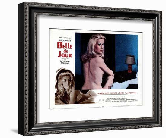 Belle De Jour, Catherine Deneuve, 1967-null-Framed Premium Giclee Print