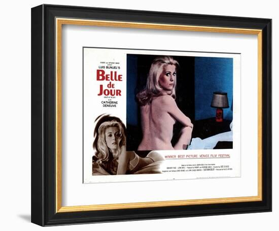 Belle De Jour, Catherine Deneuve, 1967-null-Framed Premium Giclee Print