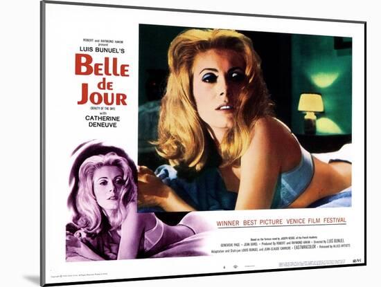 Belle De Jour, Catherine Deneuve, 1967-null-Mounted Art Print