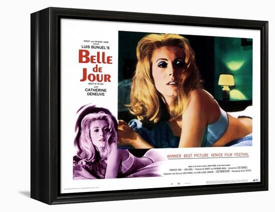 Belle De Jour, Catherine Deneuve, 1967-null-Framed Stretched Canvas