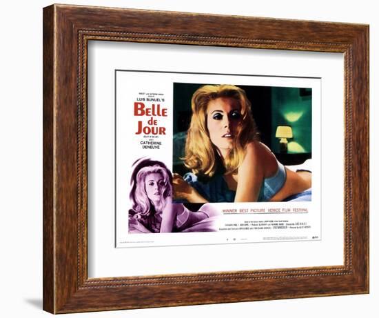 Belle De Jour, Catherine Deneuve, 1967-null-Framed Premium Giclee Print