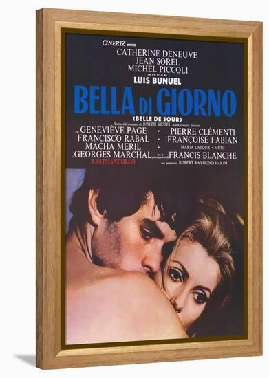 Belle de Jour, Italian Movie Poster, 1968-null-Framed Stretched Canvas