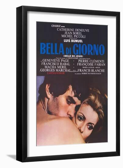 Belle de Jour, Italian Movie Poster, 1968-null-Framed Art Print