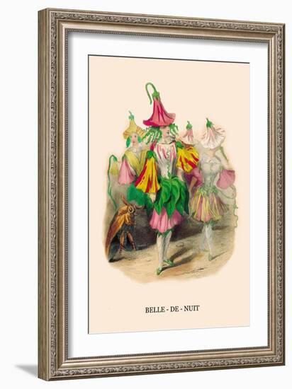 Belle-De-Nuit-J.J. Grandville-Framed Art Print