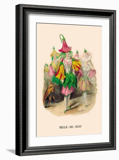 Belle-De-Nuit-J.J. Grandville-Framed Art Print