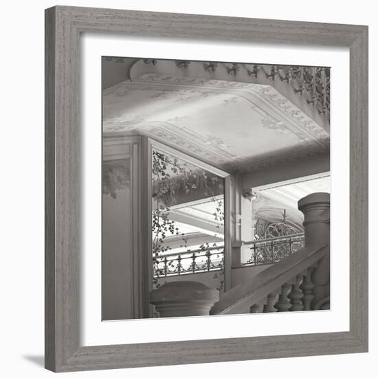 Belle Epoque I BW Square-Rita Crane-Framed Photographic Print