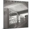 Belle Epoque I BW Square-Rita Crane-Mounted Photographic Print