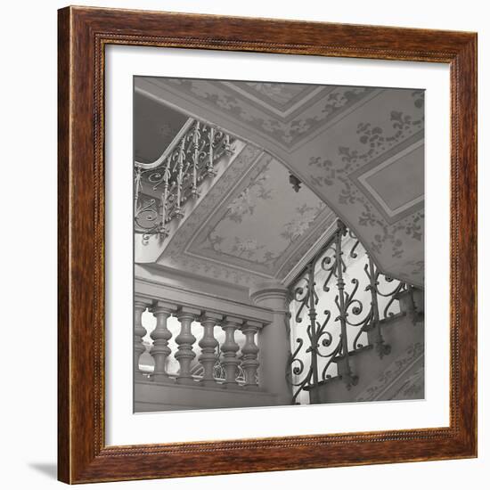 Belle Epoque II BW Square-Rita Crane-Framed Photographic Print