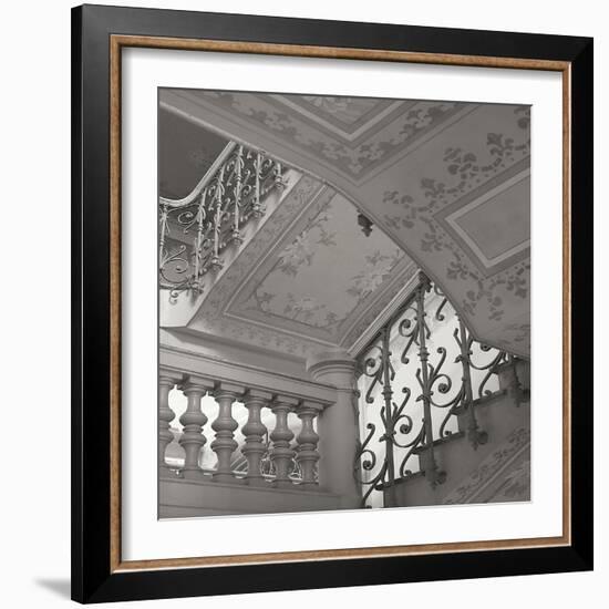 Belle Epoque II BW Square-Rita Crane-Framed Photographic Print