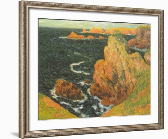Belle Ile-Claude Monet-Framed Art Print