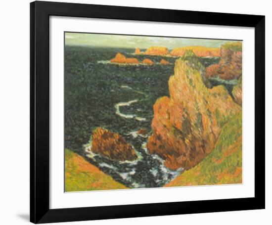 Belle Ile-Claude Monet-Framed Art Print