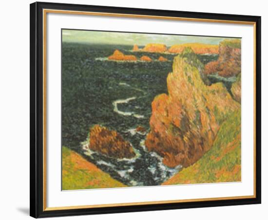 Belle Ile-Claude Monet-Framed Art Print