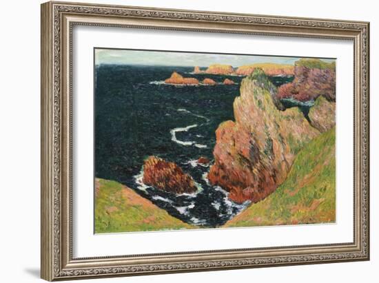 Belle-Ile-Eug?ne Boudin-Framed Giclee Print