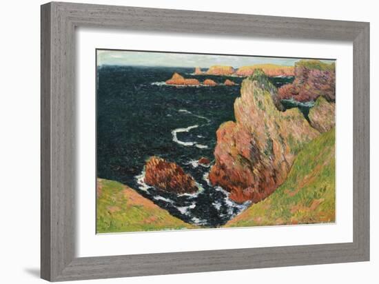 Belle-Ile-Eug?ne Boudin-Framed Giclee Print