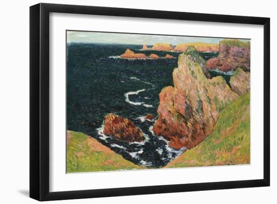 Belle-Ile-Eug?ne Boudin-Framed Giclee Print