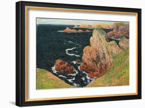 Belle-Ile-Eug?ne Boudin-Framed Giclee Print