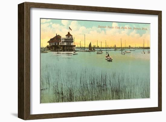 Belle Isle Yacht Club, Detroit, Michigan-null-Framed Premium Giclee Print