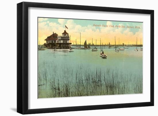 Belle Isle Yacht Club, Detroit, Michigan-null-Framed Art Print