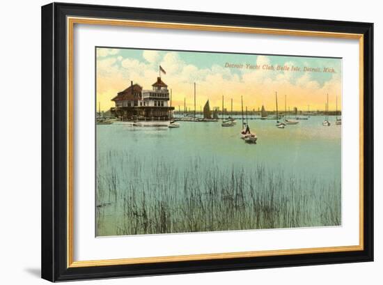 Belle Isle Yacht Club, Detroit, Michigan-null-Framed Art Print