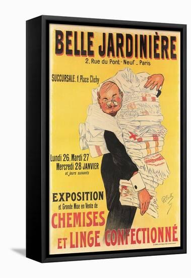 Belle Jardiniere Clothing Sale Advertisement-null-Framed Premier Image Canvas