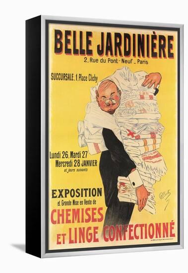 Belle Jardiniere Clothing Sale Advertisement-null-Framed Premier Image Canvas