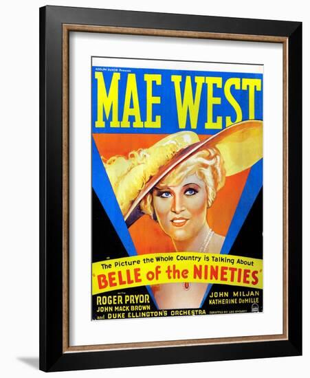 Belle of the Nineties, Mae West, 1934-null-Framed Photo