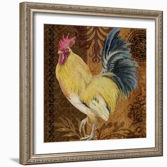 Belle Rooster II-Art Licensing Studio-Framed Giclee Print