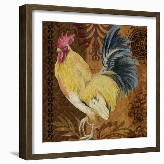 Belle Rooster II-Art Licensing Studio-Framed Giclee Print