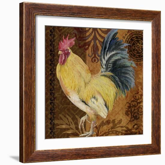 Belle Rooster II-Art Licensing Studio-Framed Giclee Print