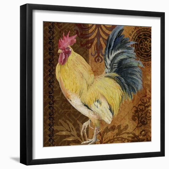 Belle Rooster II-Art Licensing Studio-Framed Giclee Print