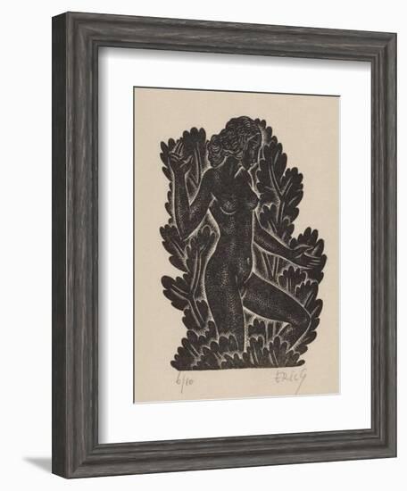 Belle Sauvage III-Eric Gill-Framed Art Print