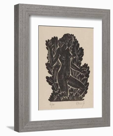 Belle Sauvage III-Eric Gill-Framed Art Print