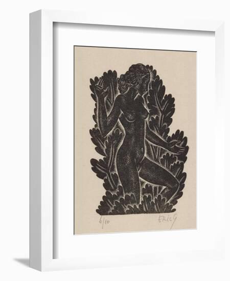 Belle Sauvage III-Eric Gill-Framed Art Print