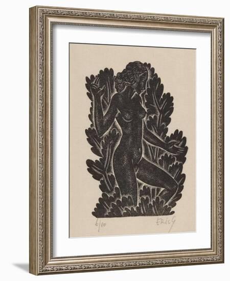 Belle Sauvage III-Eric Gill-Framed Art Print