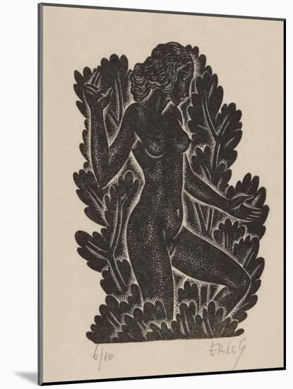 Belle Sauvage III-Eric Gill-Mounted Art Print