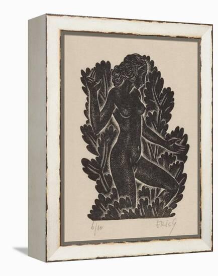 Belle Sauvage III-Eric Gill-Framed Stretched Canvas