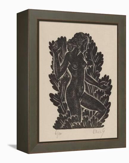 Belle Sauvage III-Eric Gill-Framed Stretched Canvas